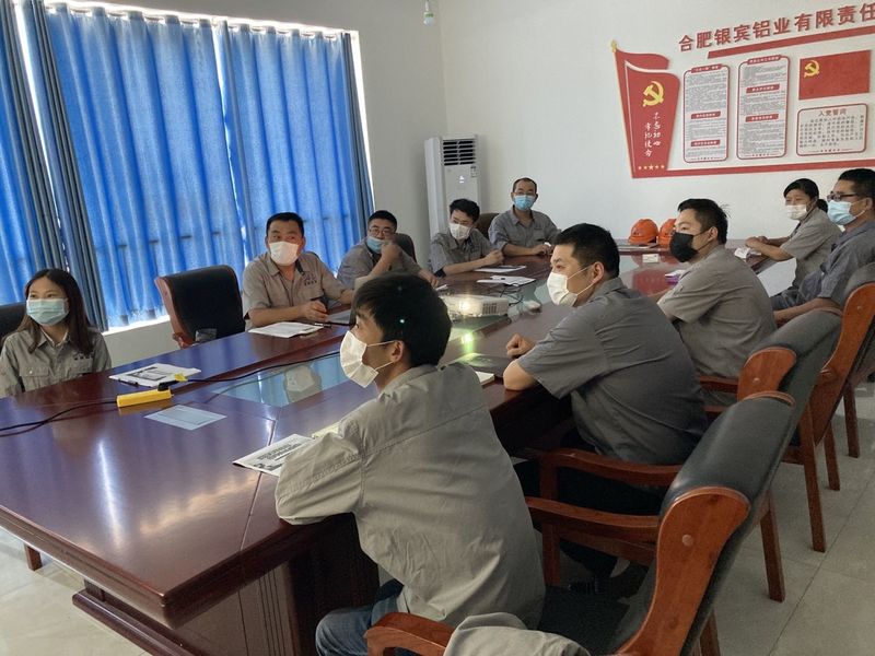 HEFEI MAX ALUMINIUM CO.,LTD ligne de production du fabricant