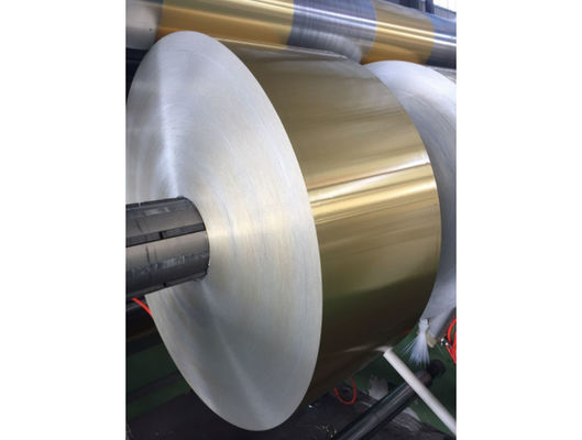 Foil d'aluminium enduit d'hydrophilie dorée pour les nageoires dans le climatiseur