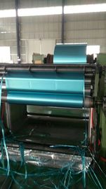 Color Painted Aluminum Coil 60 - 1250MM Width / 0.18MM Blue Coated Aluminium Coil