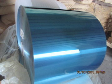 Blue Hydrophilic Film Coated Aluminium Foil With Heavy Gauge From 0.09-0.25mm Thickness Alloy 8011, Temper H22/O