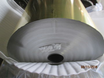 Golden Epoxy Coated Aluminium Fin Strip For Air Conditioner 0.115mm Different Width