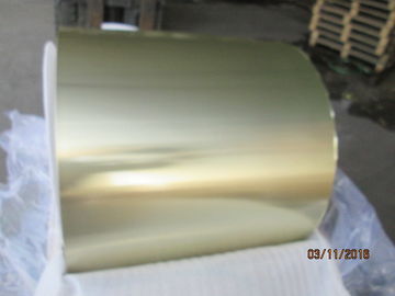 Blue , Golden Epoxy Coated Aluminium  Fin Strip For Air Conditioner  0.20mm Thickness