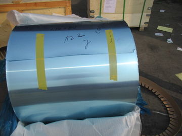 Blue , Golden Epoxy Coated Aluminium  Fin Strip For Air Conditioner  0.15mm  Thickness