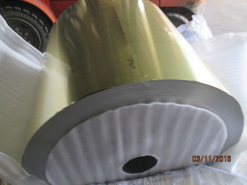 Alloy 8079 Epoxy Golden  Color Coated Aluminum air conditioner foil for finstock with 0.152mm(0.006'') thickness