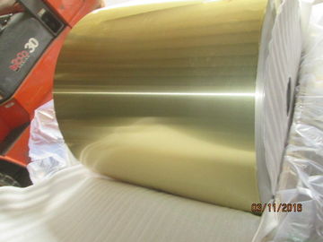 Alloy 8079 Epoxy Golden  Color Coated Aluminum air conditioner foil for finstock with 0.152mm(0.006'') thickness