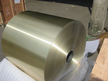 Alloy 8079 Epoxy Golden  Color Coated Aluminum air conditioner foil for finstock with 0.152mm(0.006'') thickness