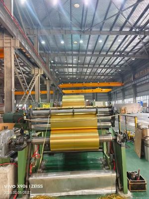 Ailettes d'aluminium revêtues d'époxy doré